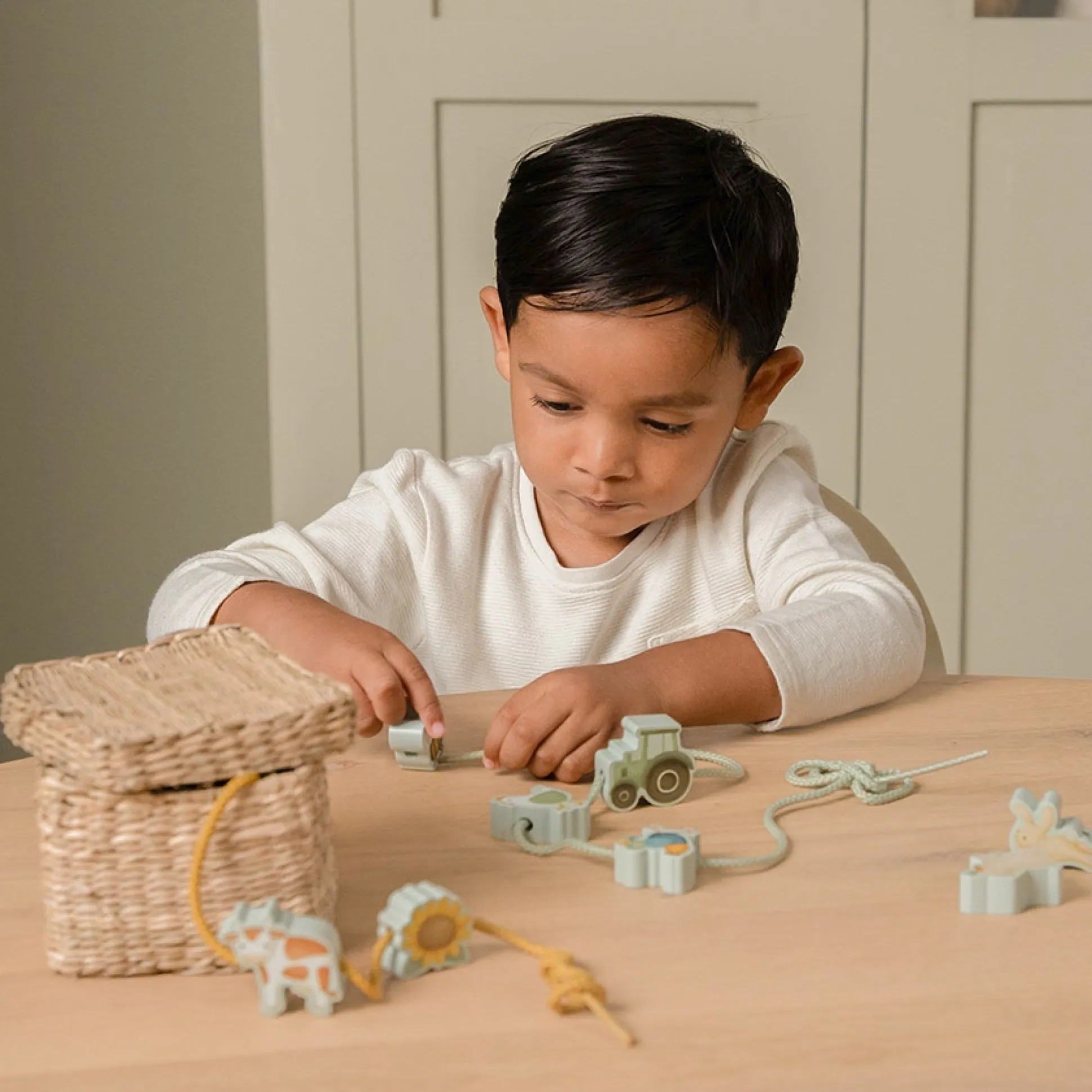 Little Dutch rijgkralen Little Farm Multi