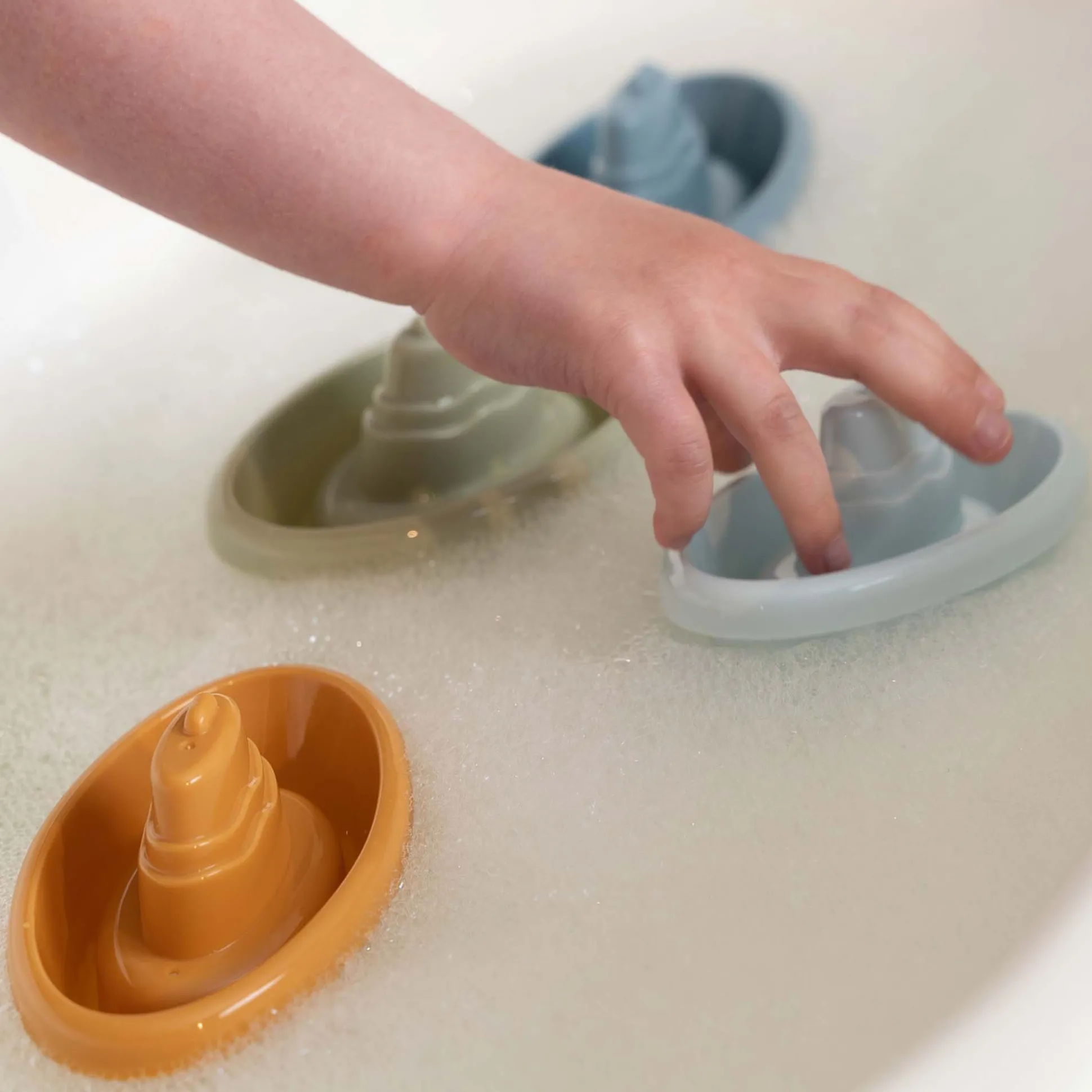 Little Dutch stapelbare badbootjes - 4 stuks Blue