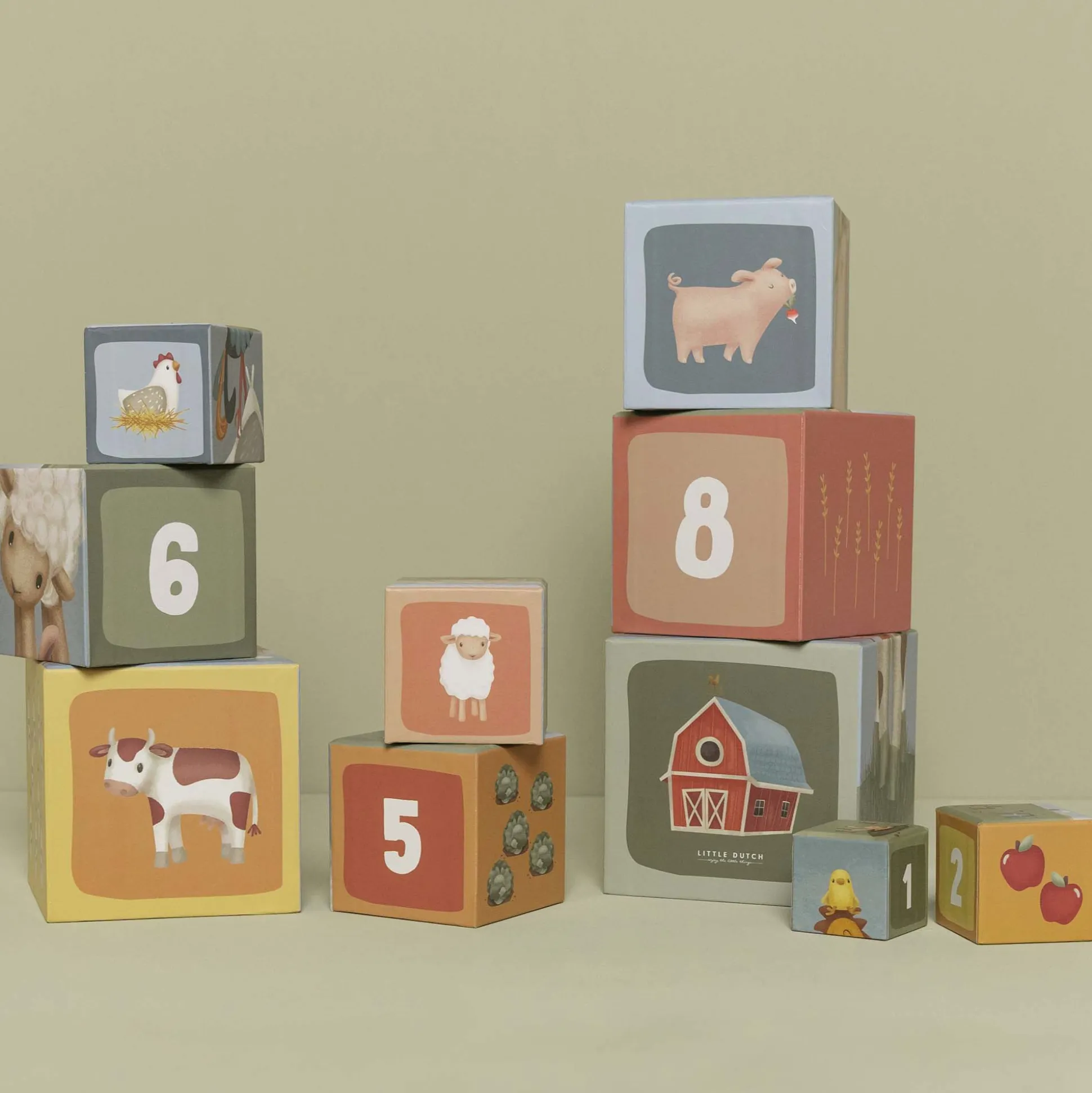 Little Dutch Stapeltoren Little Farm Multi