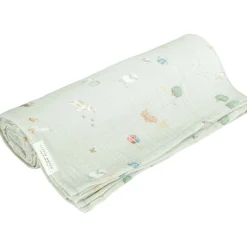 Little Dutch swaddle XL Little Farm  mint