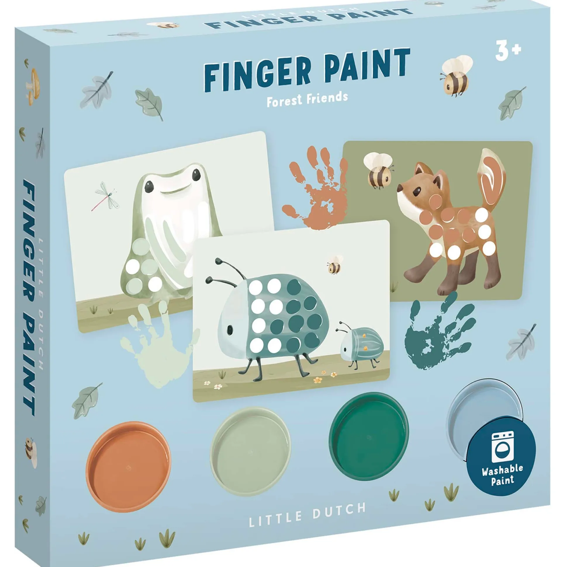 Little Dutch vingerverfset Forest Friends Multi