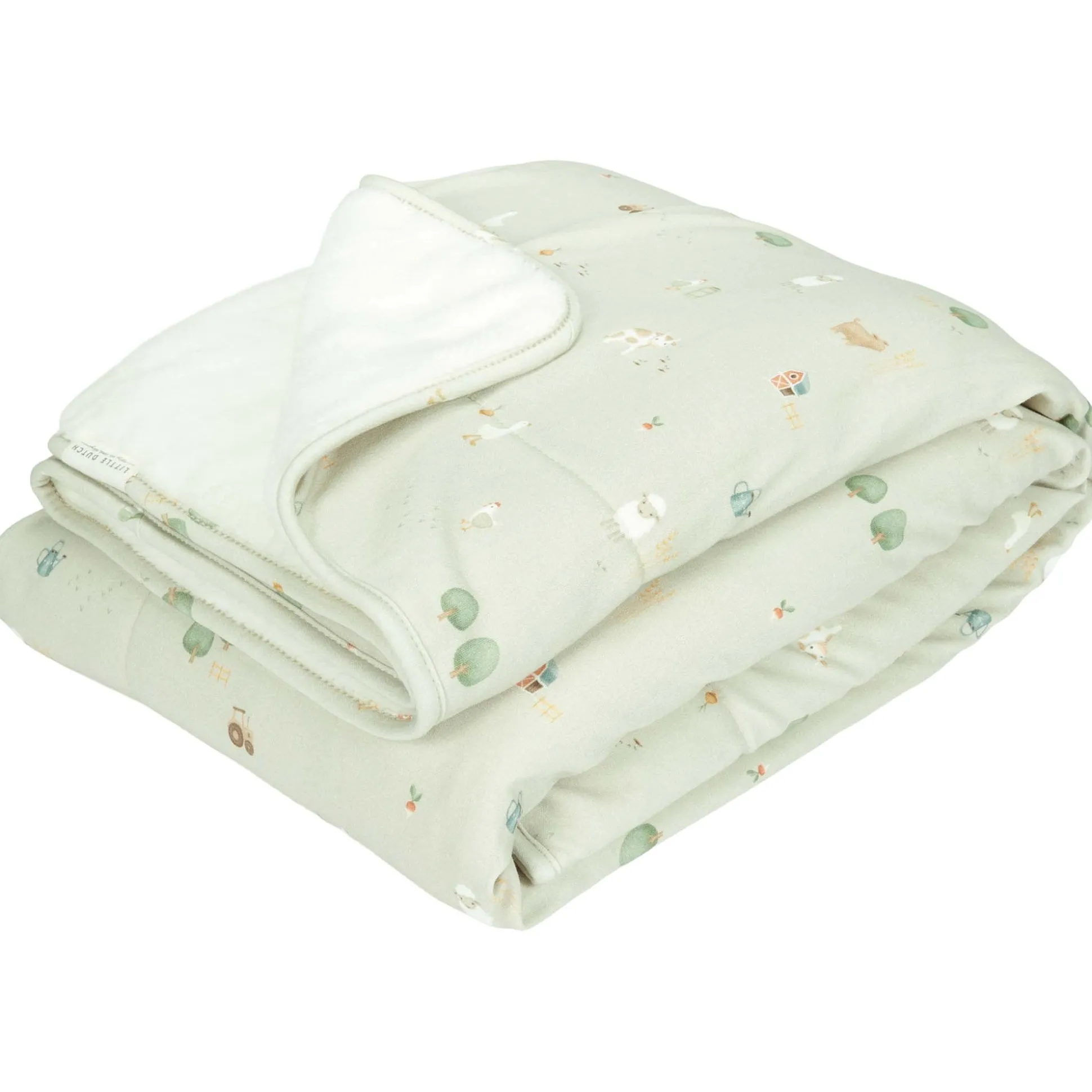 Little Dutch wiegdeken Little Farm mint