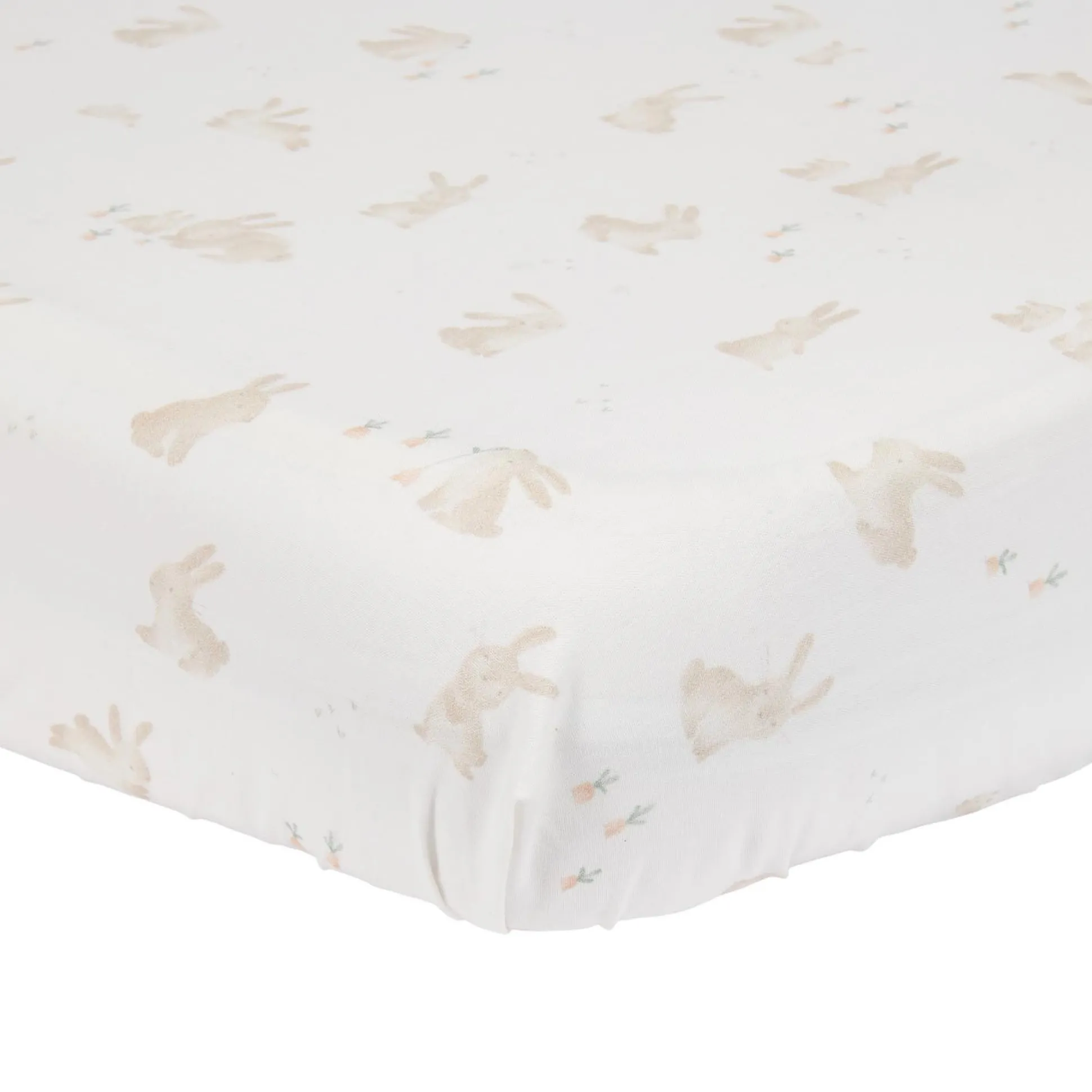 Little Dutch wieghoeslaken Baby Bunny wit