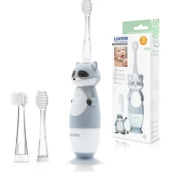 Luvion 400S Raccoon - sonische elektrische tandenborstel voor baby en peuter