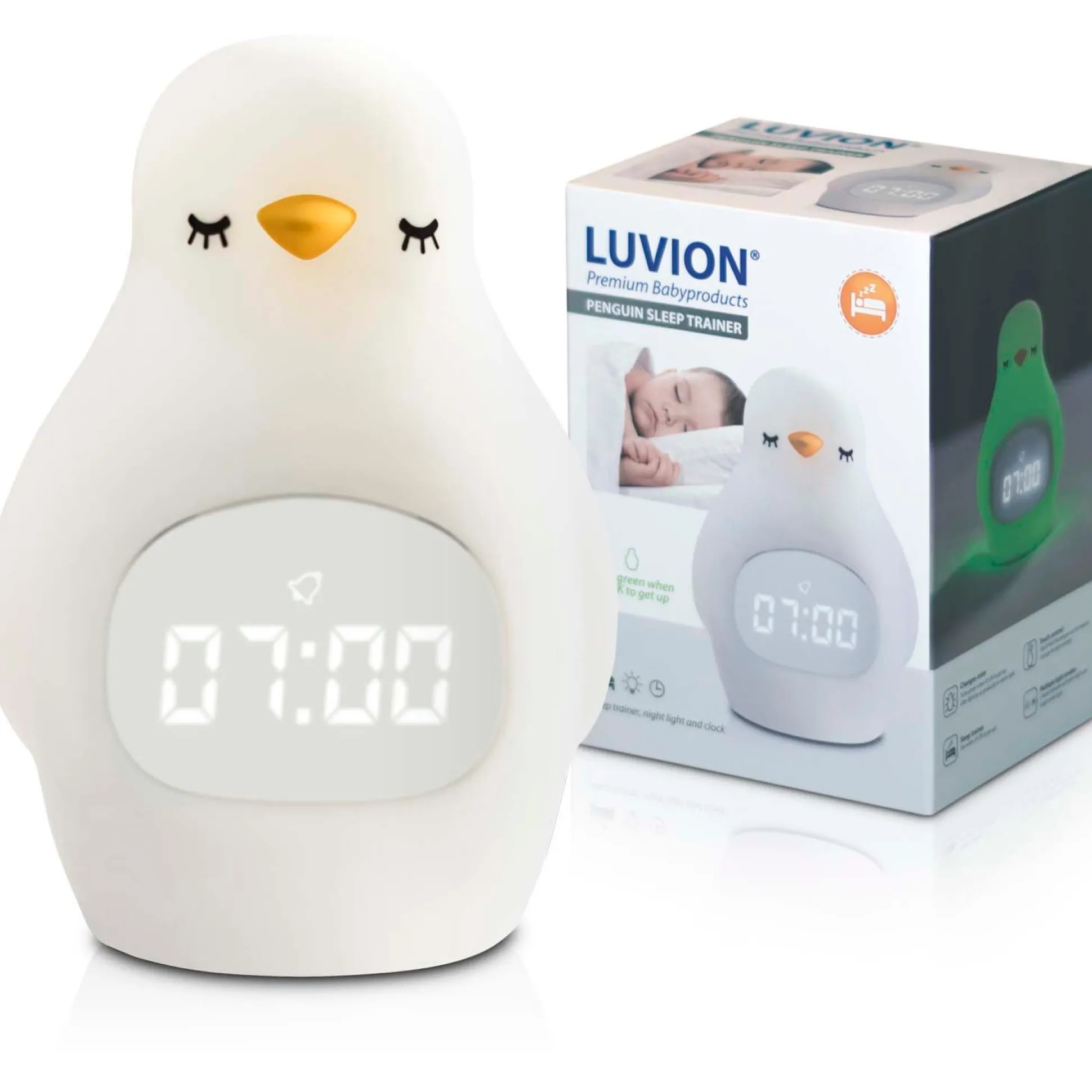 Luvion Slaaptrainer Pinguin wit