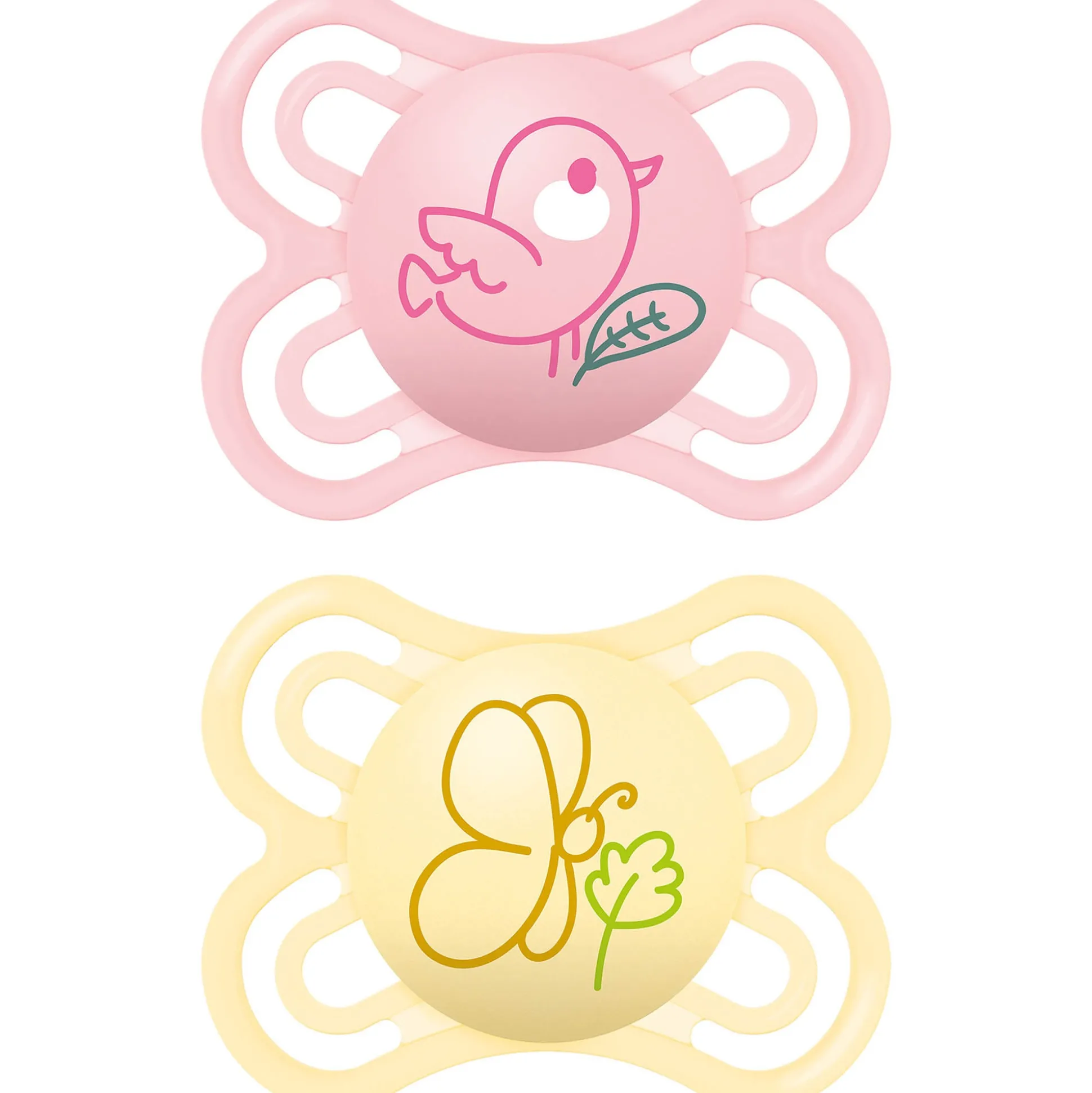 MAM fopspeen Perfect Silikon 0-6 maanden Pink