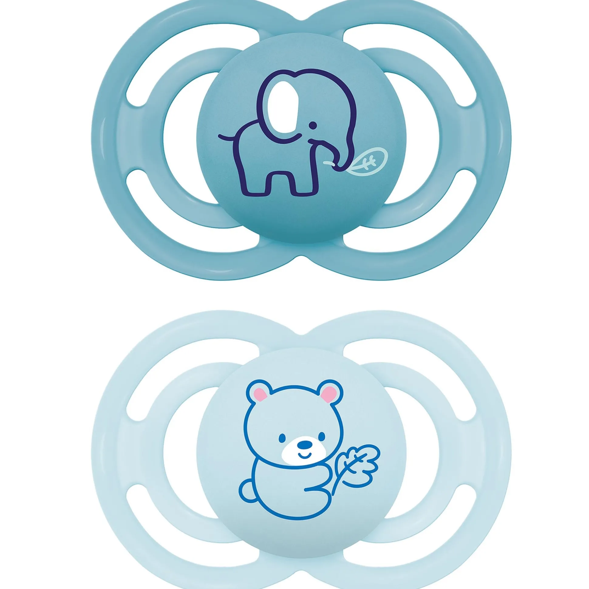 MAM fopspeen Perfect Silikon 6-16 maanden Blue