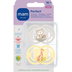 MAM fopspeen Perfect Silikon 16+ maanden Multi