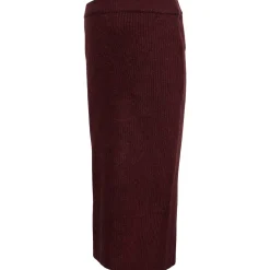 Mamalicious zwangerschapsrok knielengte effen rood