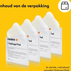 Medela hydrogel pads 4 stuks