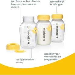 Medela moedermelk bewaarflesjes 150ml - 3 stuks