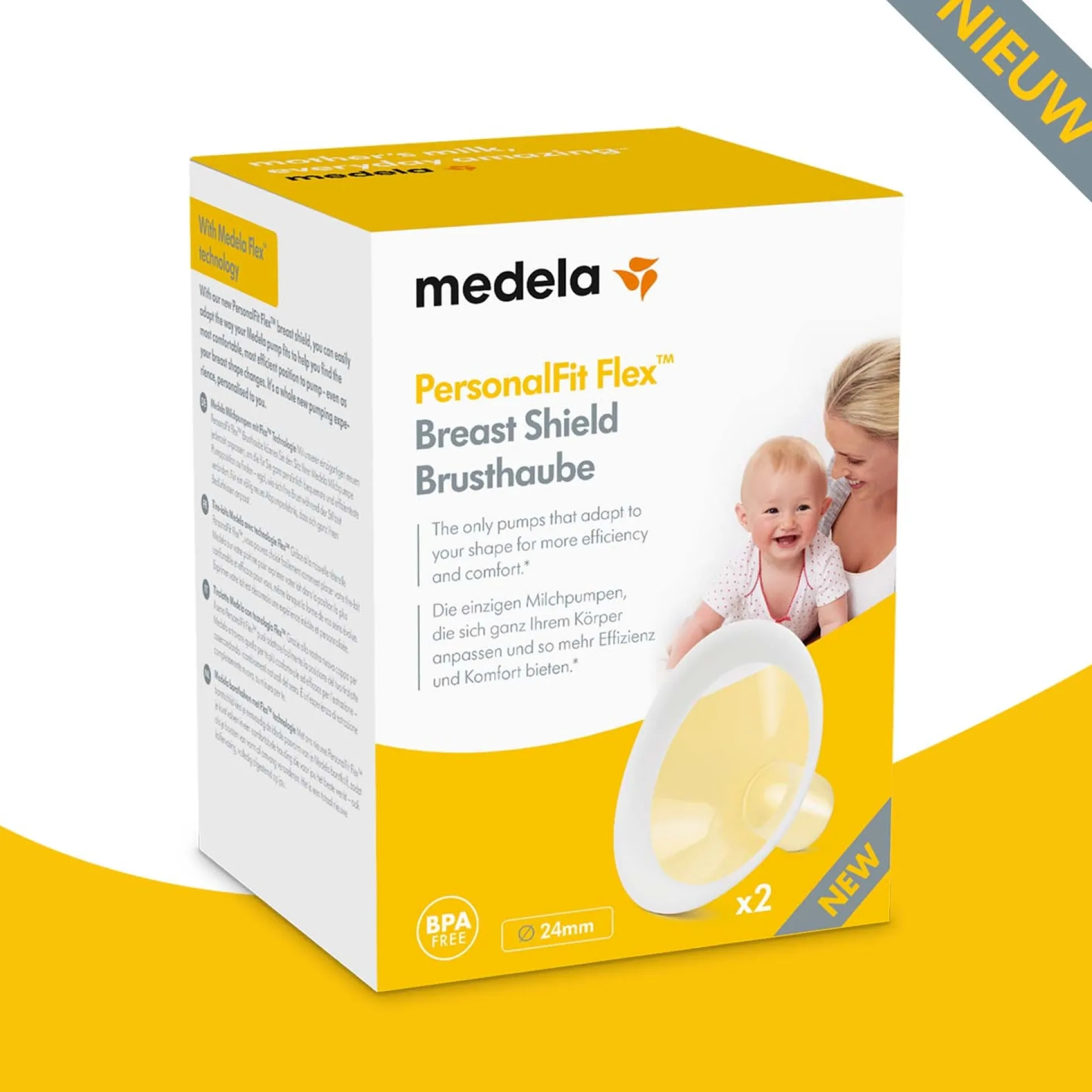 Medela Swing Personal Fit Flex Borstschild maat M