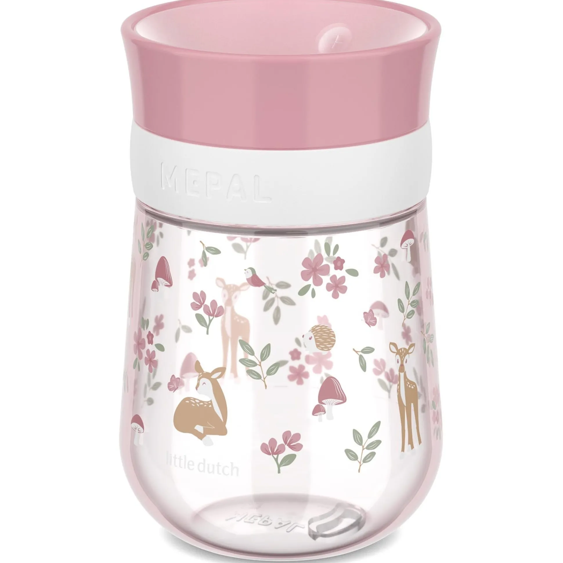 Mepal 360 graden drinkbeker Fairy Garden roze