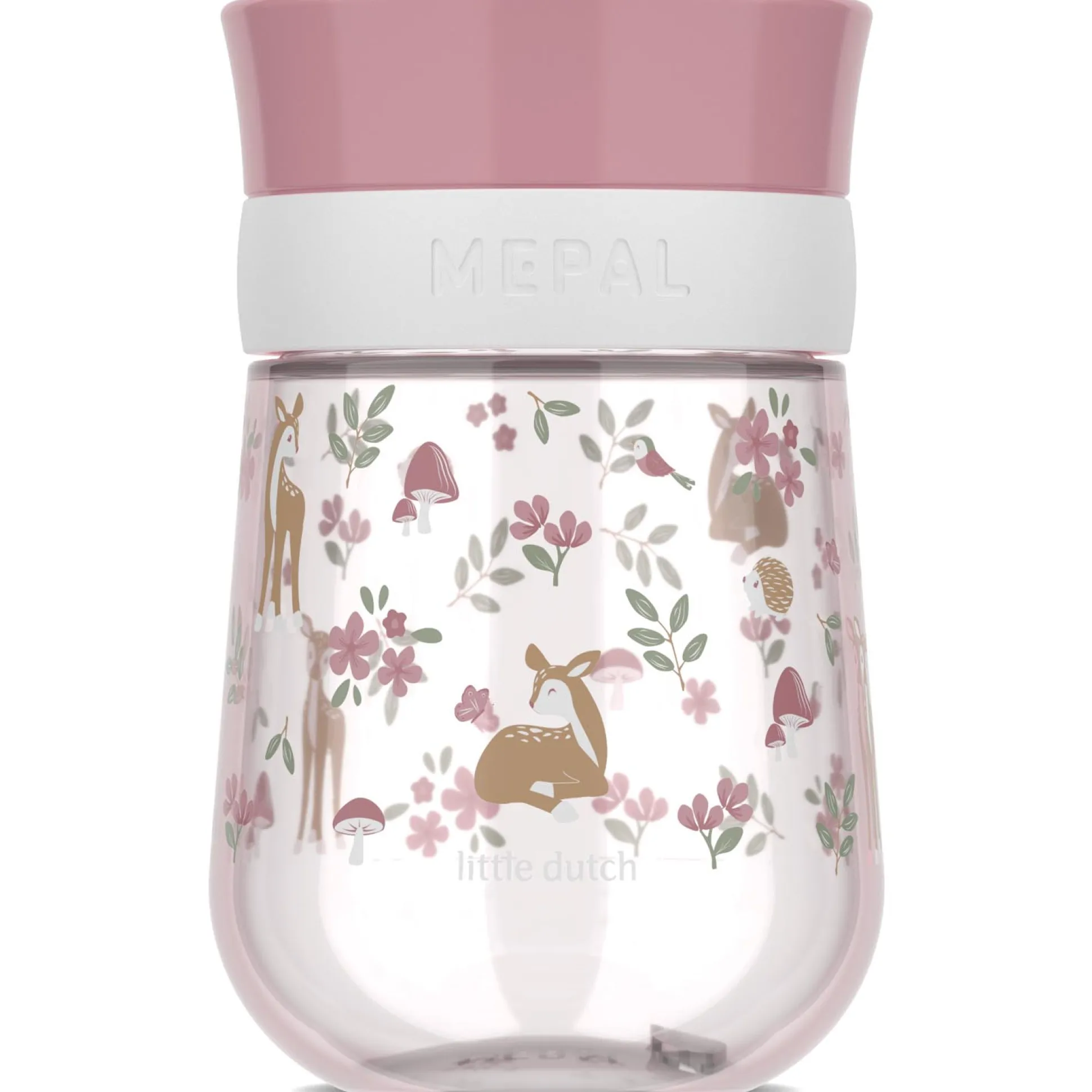 Mepal 360 graden drinkbeker Fairy Garden roze