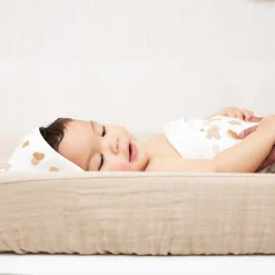 Meyco aankleedkussenhoes hydrofiel beige