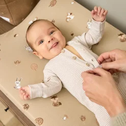 Meyco aankleedkussenhoes Forest Animal beige