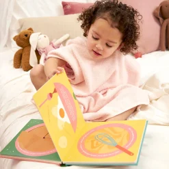 Meyco badponcho badstof roze