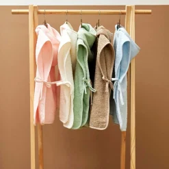 Meyco badponcho badstof roze