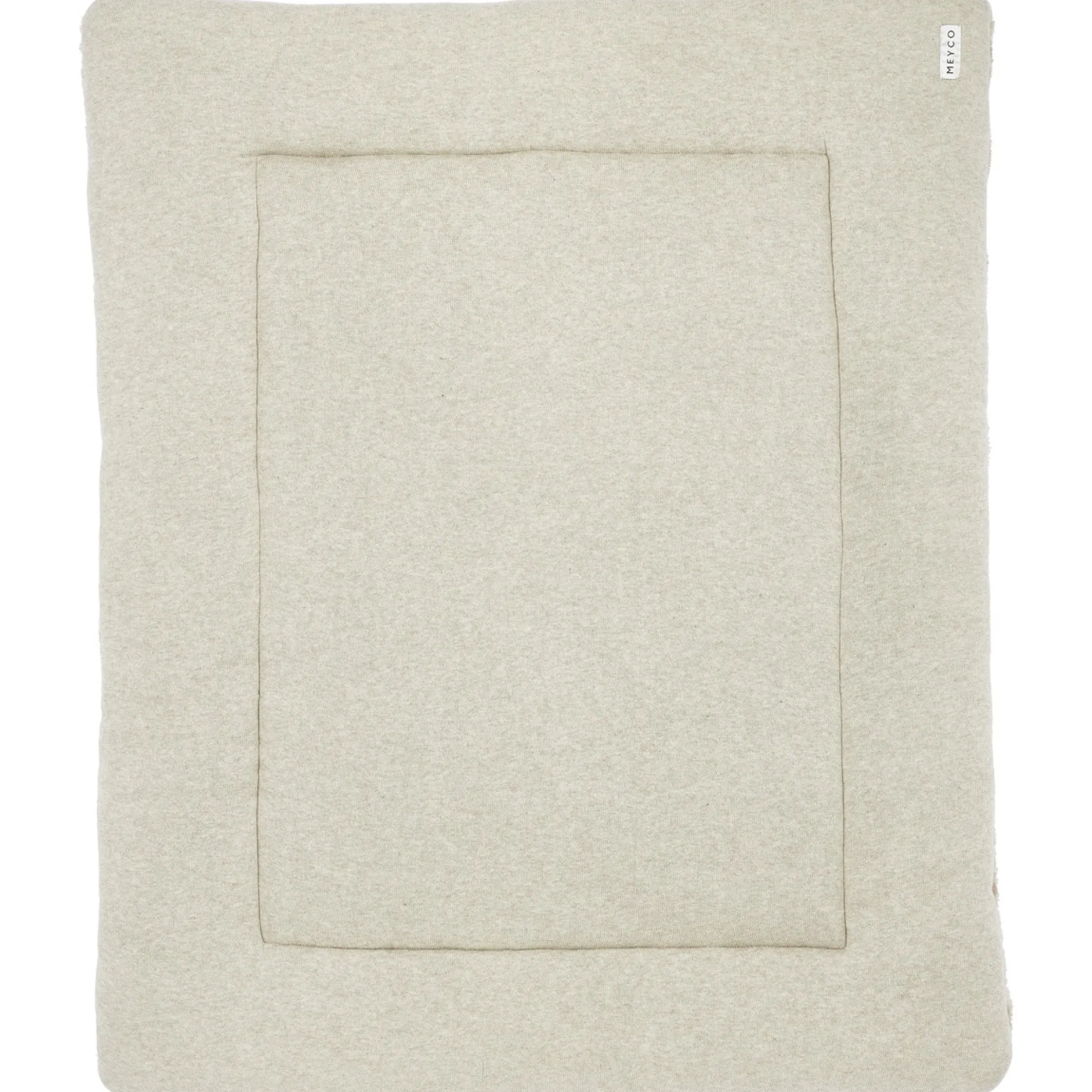 Meyco boxkleed Knit basic met teddy Sandbrown