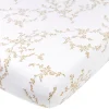 Meyco hoeslaken Branches co-sleeper beige