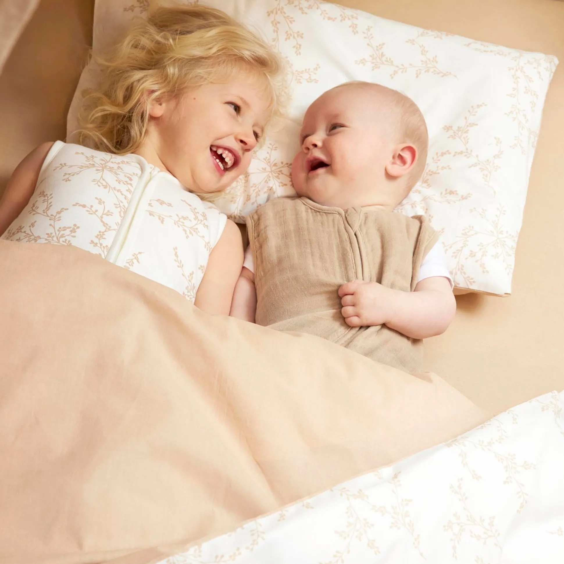 Meyco junior dekbed overtrek beige