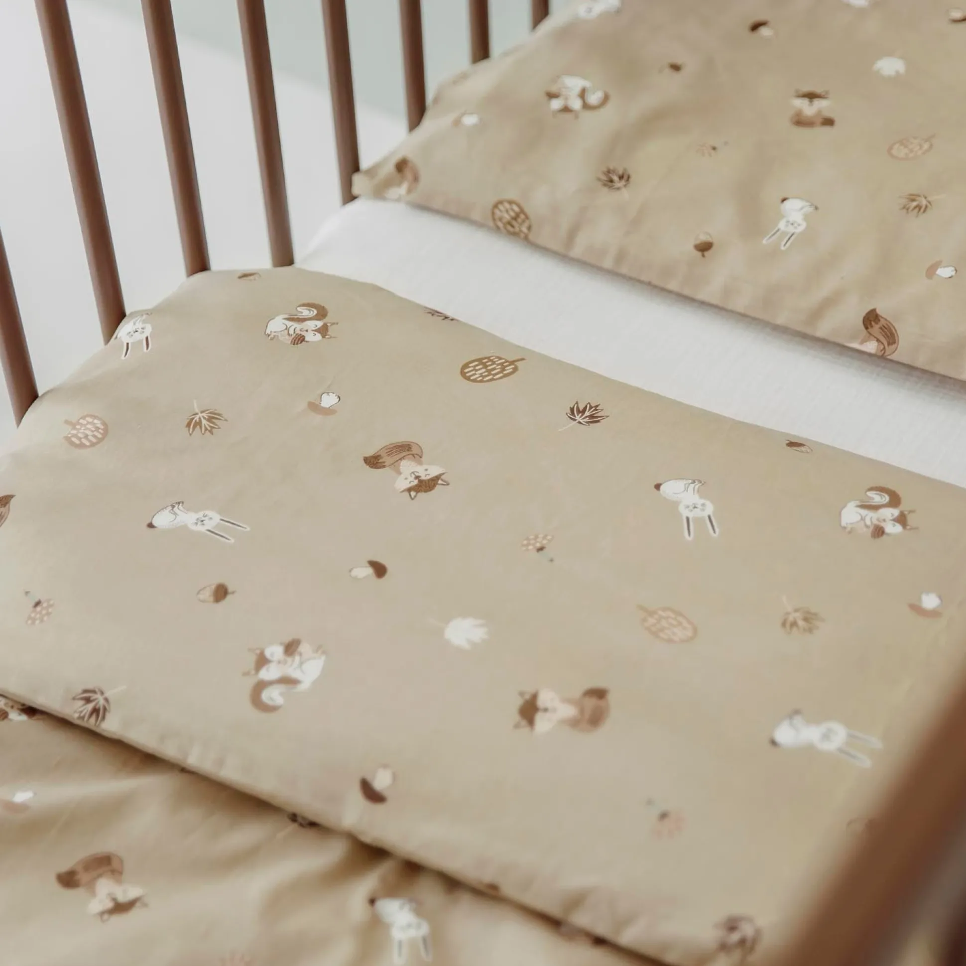 Meyco junior dekbed overtrek beige