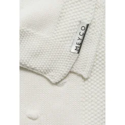 Meyco ledikantdeken knots beige