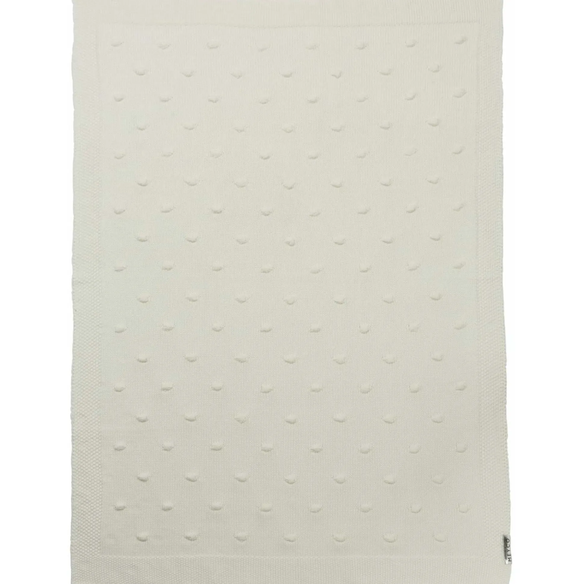 Meyco ledikantdeken knots beige