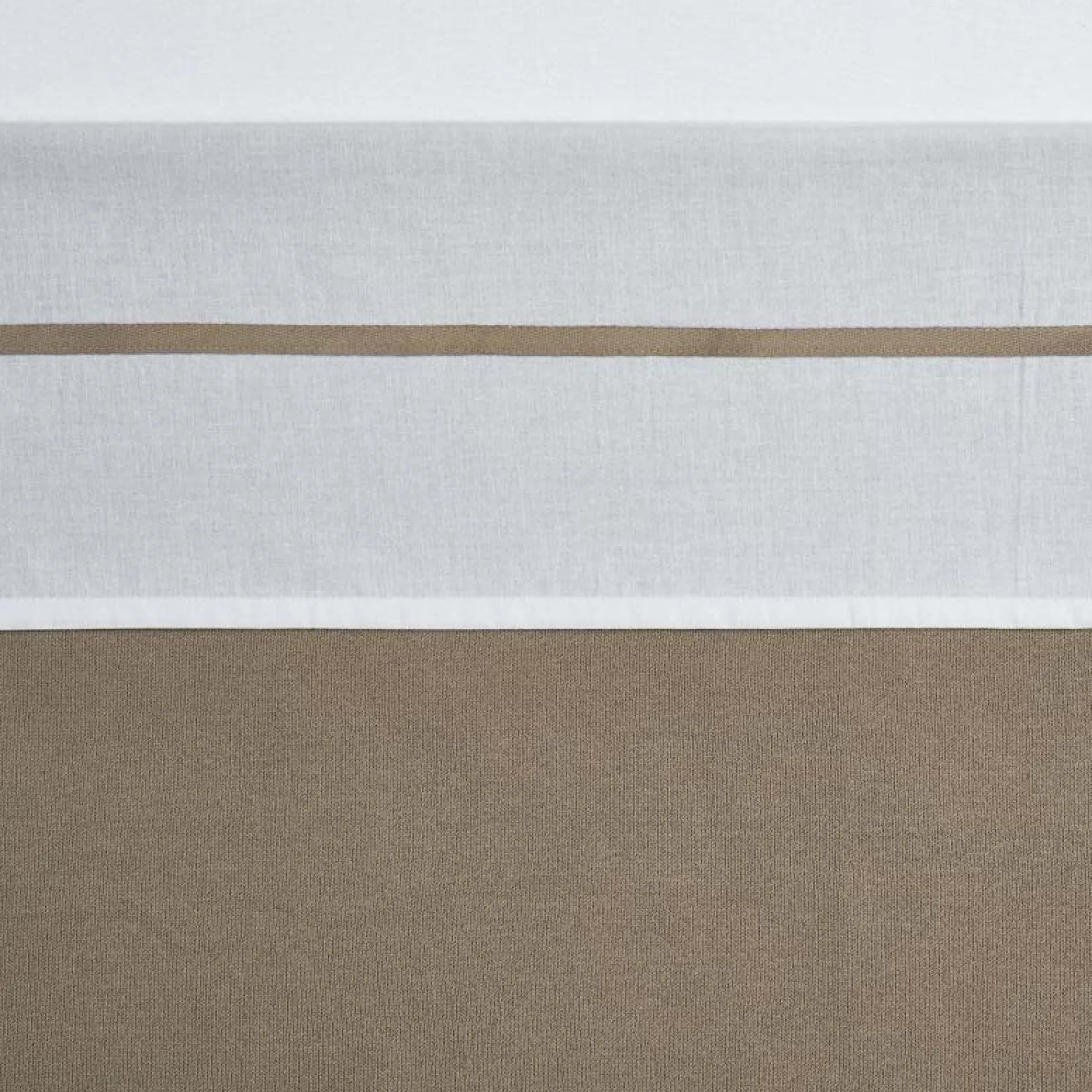 Meyco ledikantlaken bies taupe