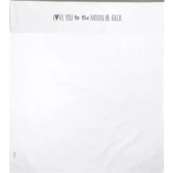 Meyco ledikantlaken Love you to the Moon wit