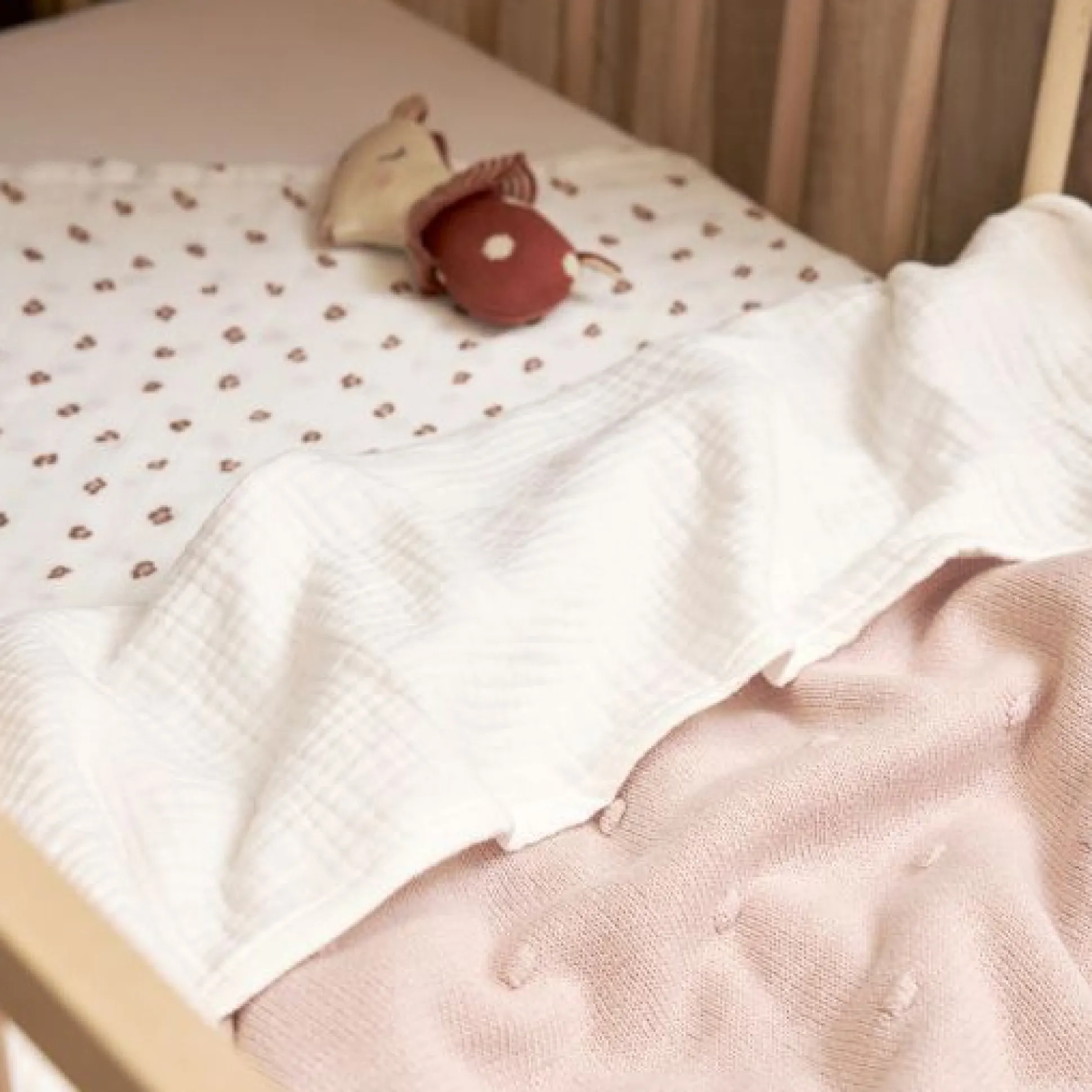 Meyco pre-washed hydrofiele wieglaken wit