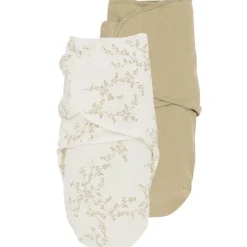 Meyco swaddle branches 2 stuks 3-6 maanden Sandbrown