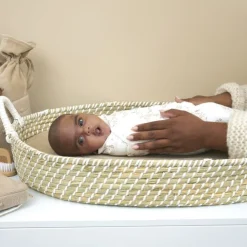 Meyco swaddle branches 2 stuks 3-6 maanden Sandbrown