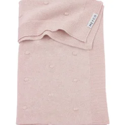 Meyco wiegdeken knots roze