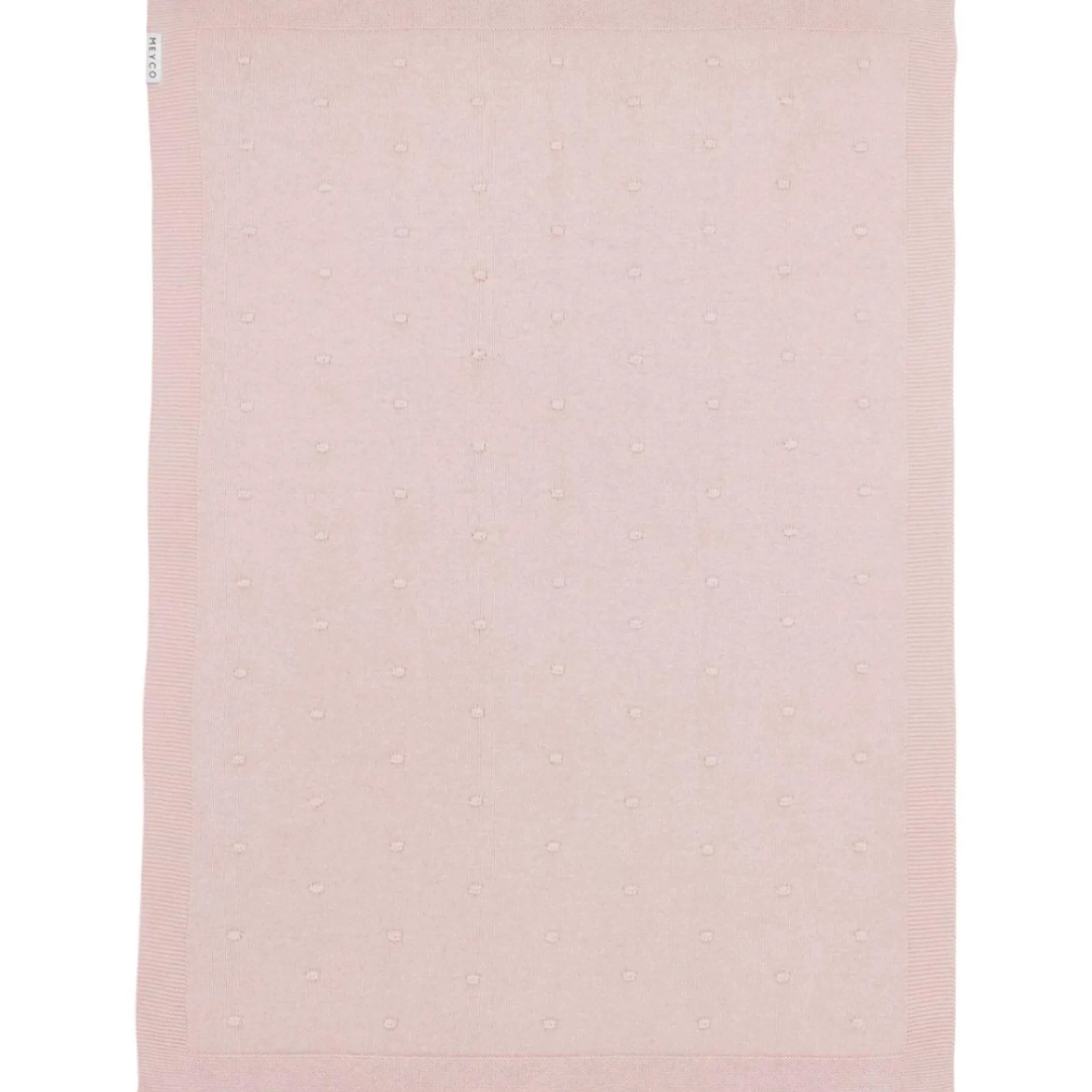 Meyco wiegdeken knots roze