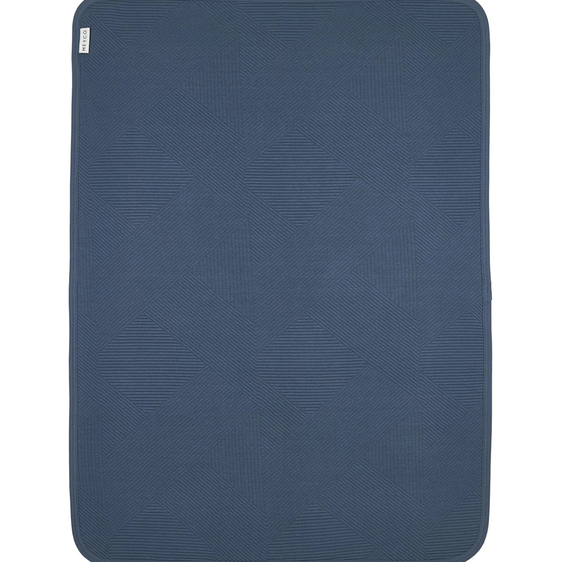 Meyco wiegdeken pure blauw