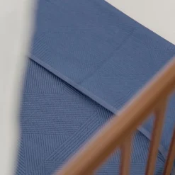Meyco wiegdeken pure blauw