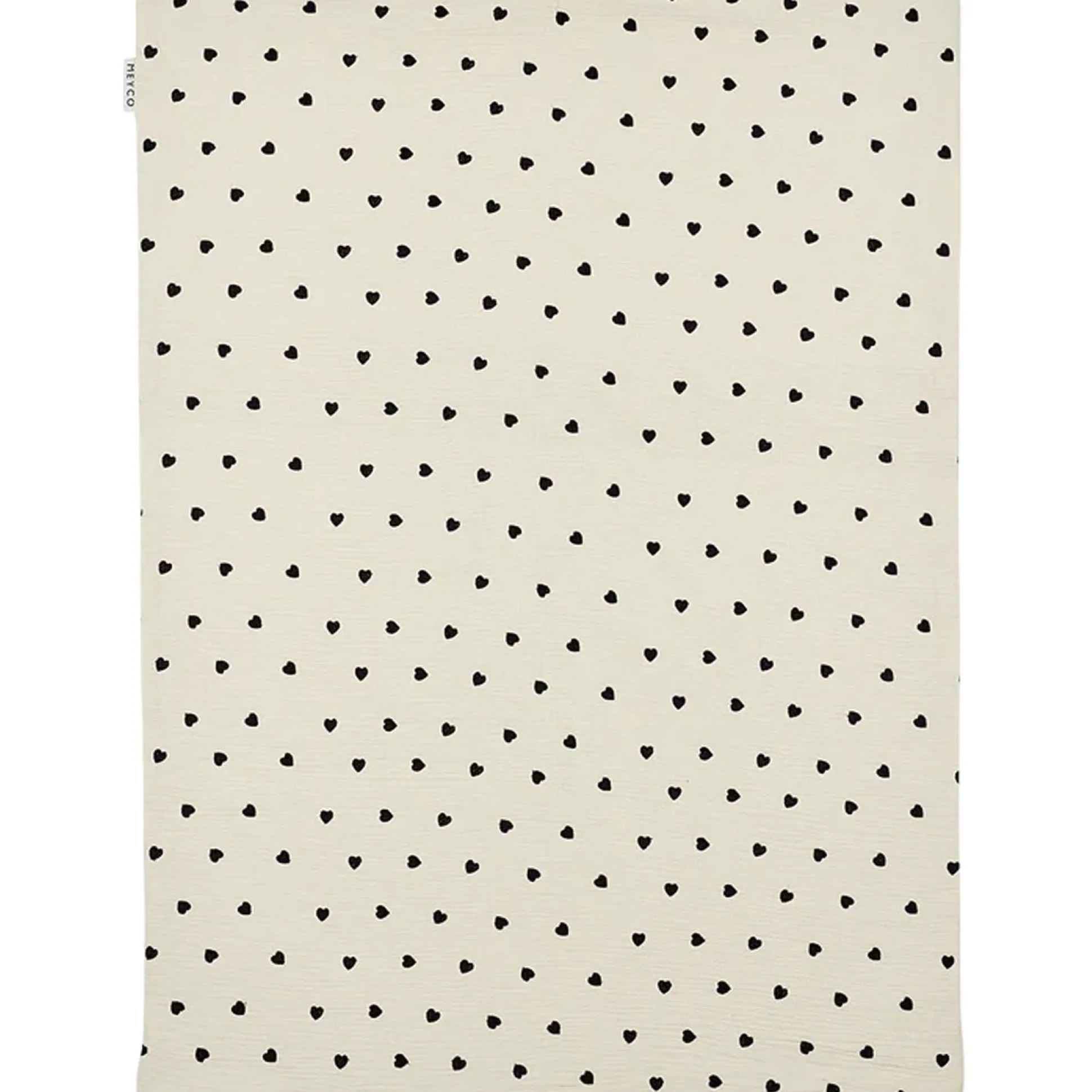 Meyco wiegdeken sweet hearts beige