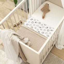 Meyco wiegdeken wafel beige