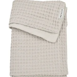 Meyco wiegdeken wafel grijs