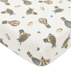 Meyco wieghoeslaken air balloons wit