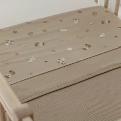 Meyco wieglaken forest animal beige