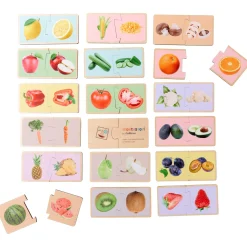 Montessori puzzel groente Multi