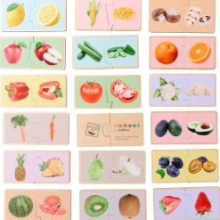 Montessori puzzel groente Multi
