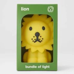 Mr Maria lampje leeuw 13cm geel