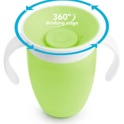 Munchkin drinkbeker miracle 360 graden 207ml 6+ maanden groen