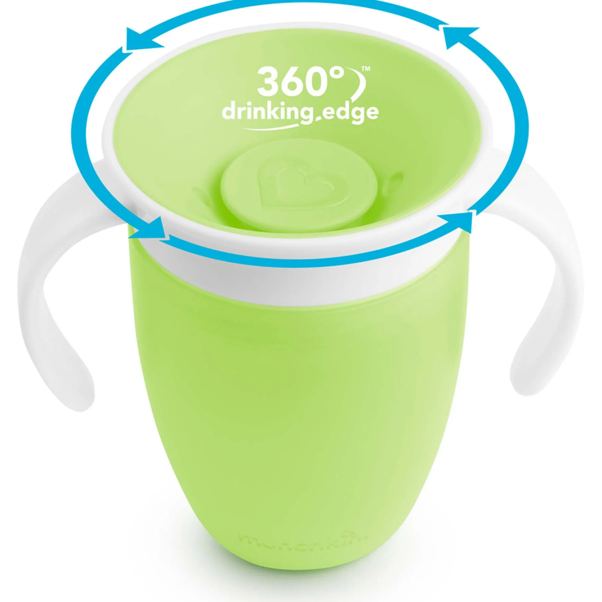 Munchkin drinkbeker miracle 360 graden 207ml 6+ maanden groen
