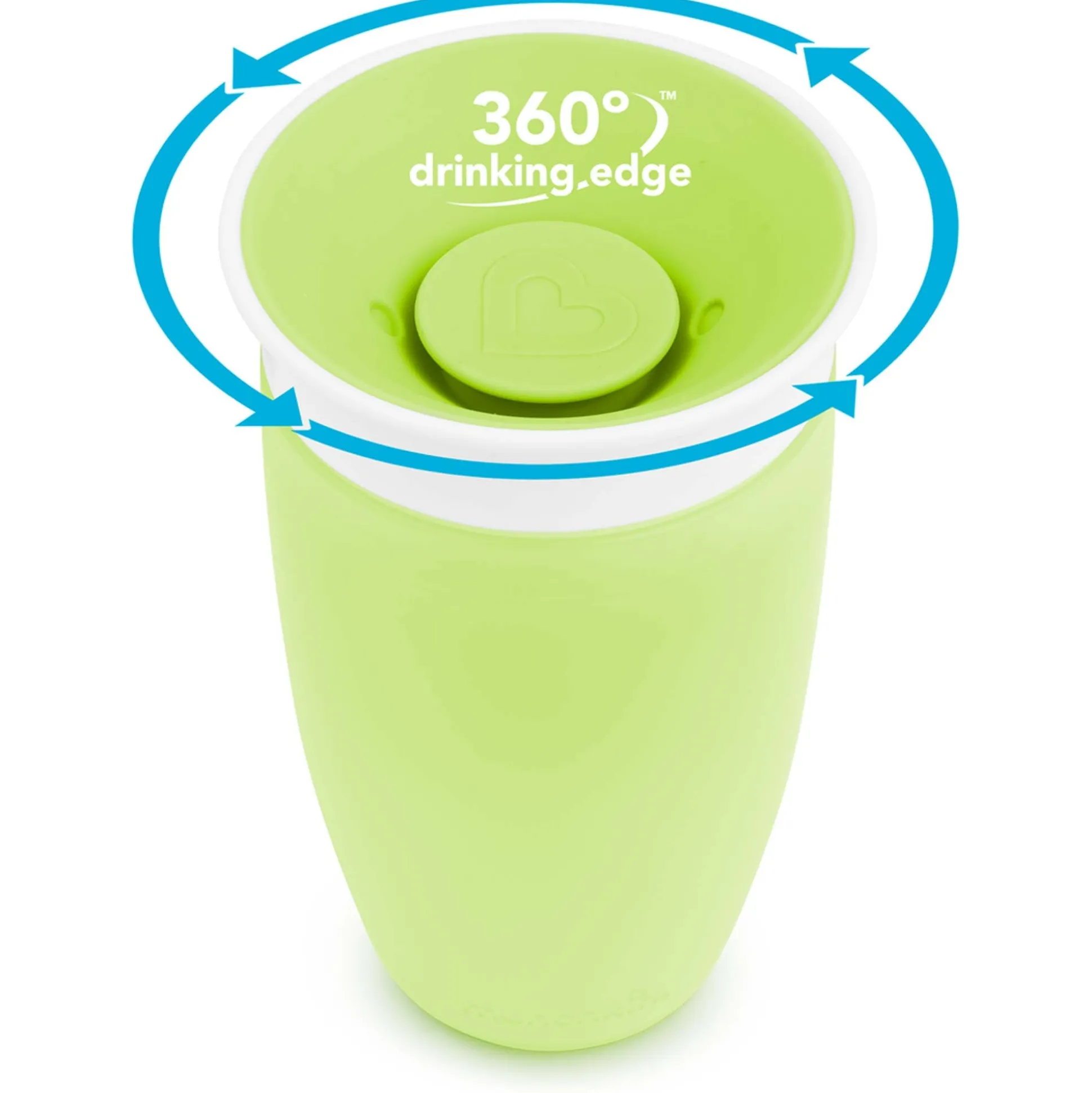 Munchkin drinkbeker Miracle 360 graden - 296 ml 12+ maanden groen