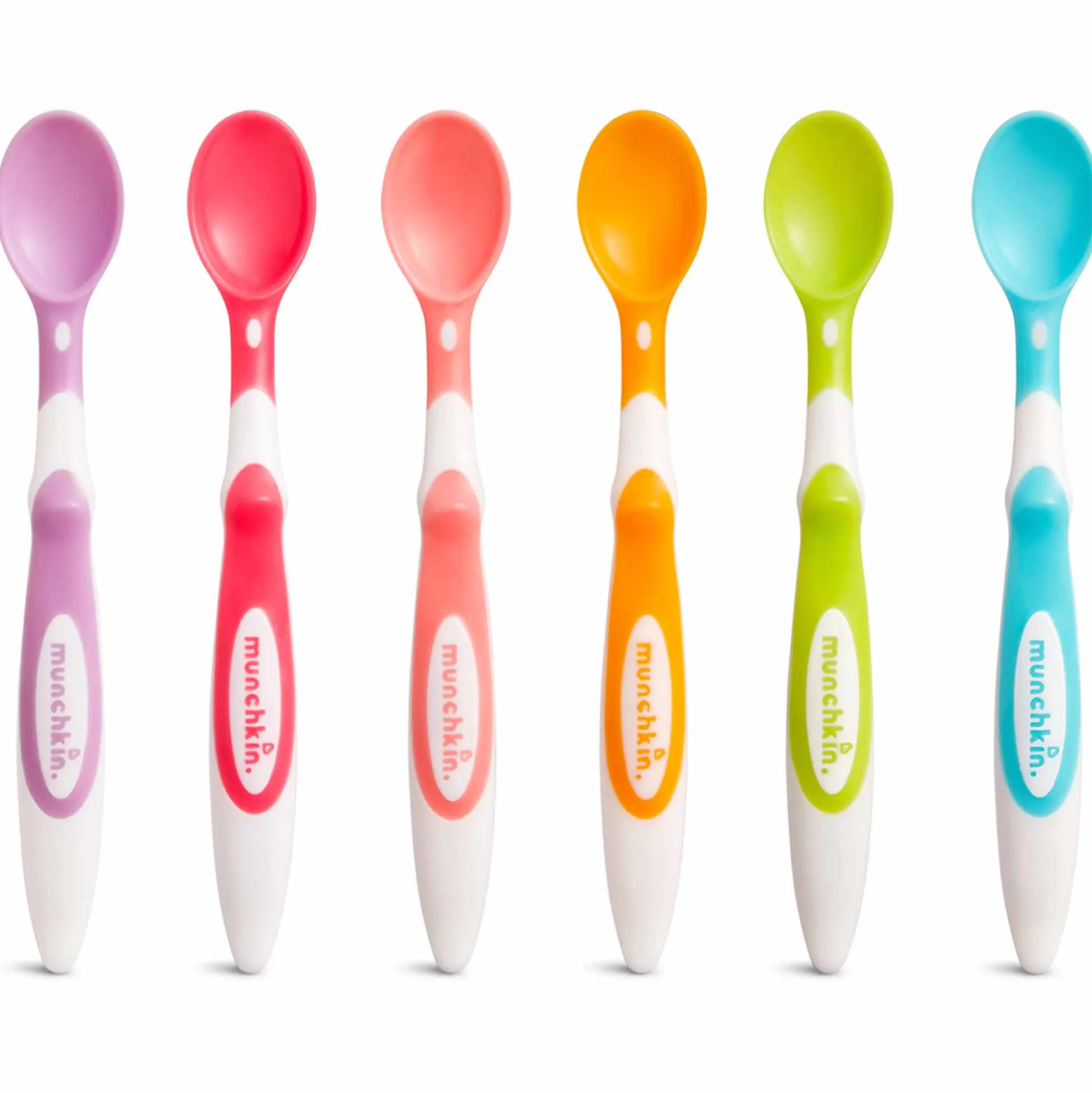 Munchkin lepels soft tip 6 stuks 3+ maanden naturel