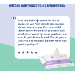 Naïf Plasticvrije Lotion Billendoekjes 8 pack